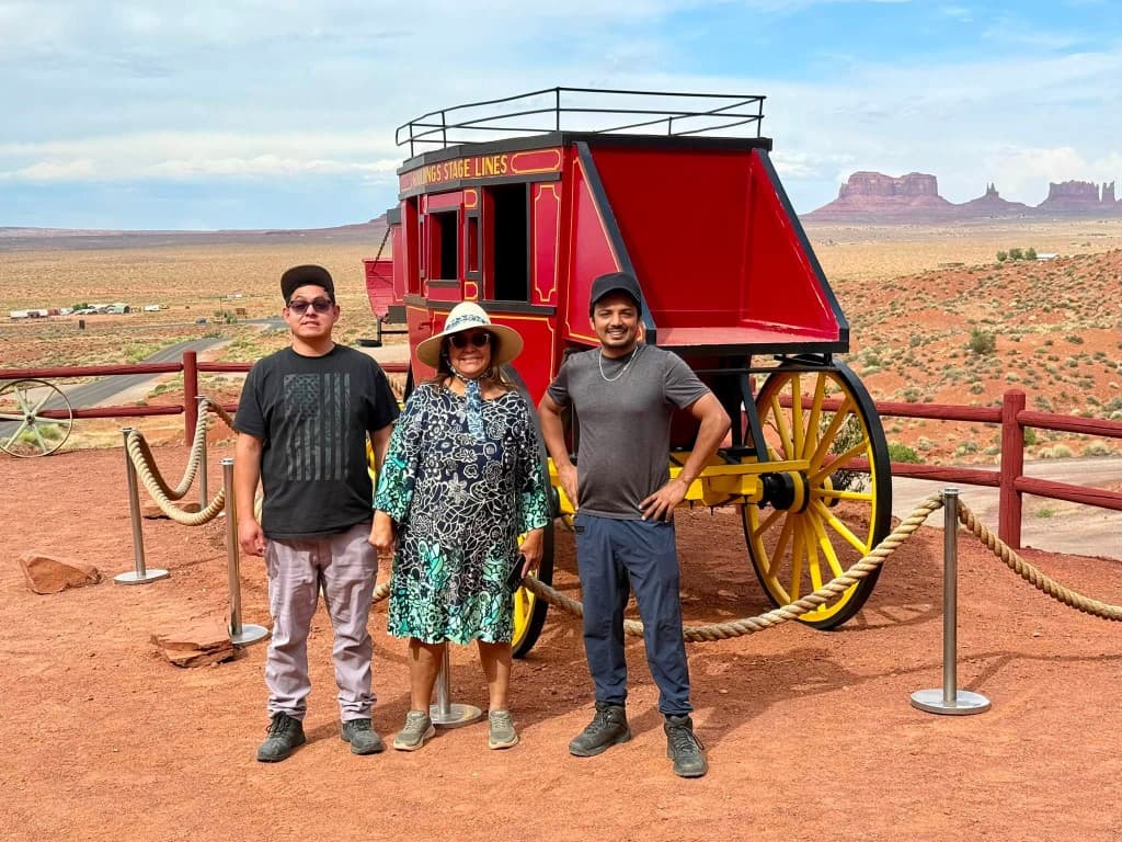 The Crash Near Monument Valley